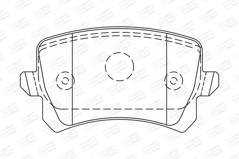 CHAMPION Plaquettes de frein à disque 573667CH