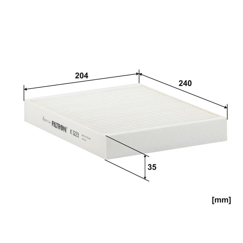 Filter, salongiõhk, FILTRON K 1223