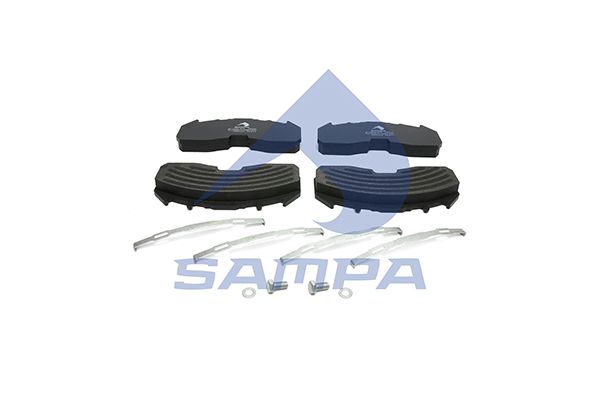 Sada brzdových destiček, kotoučová brzda 093.876
