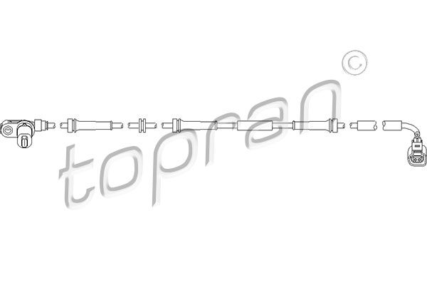 Датчик, кількість обертів колеса, Topran 110491