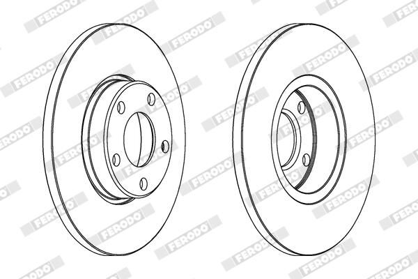 FERODO DDF324 Brake Disc