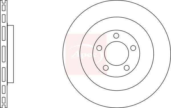 APEC Brake Disc DSK4136