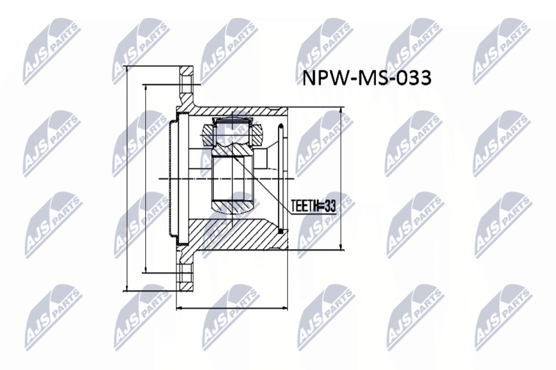 NPW-MS-033 alkatrész NTY 