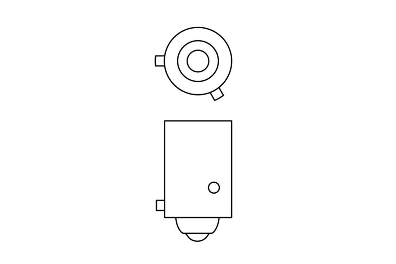 BOSCH ΛΑΜΠΑ 12V 21W HY21W Pure Light