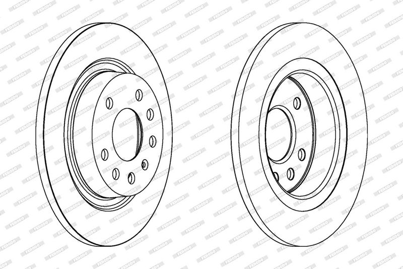 Brzdový kotouč DDF1288