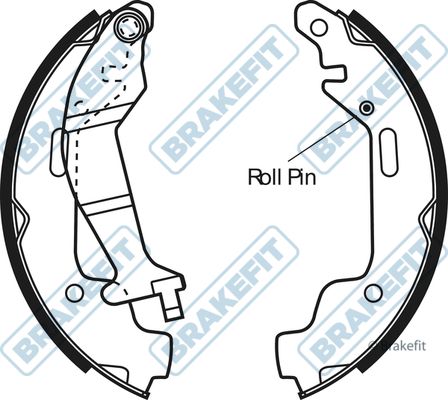 APEC Brake Shoe Set BSH1110