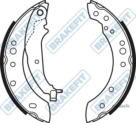 APEC Brake Shoe Set BSH1064