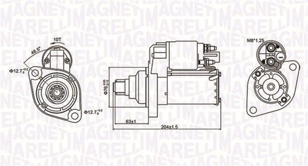 MAGNETI MARELLI önindító 063721347010