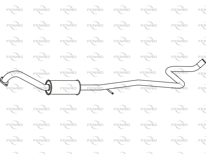 FENNO P23060 Middle Silencer