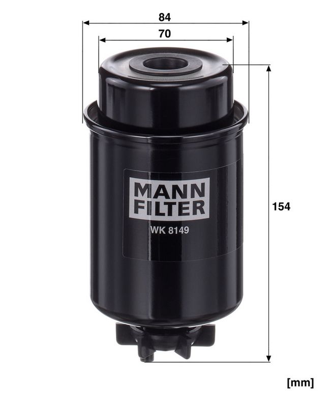 Kütusefilter, MANN-FILTER WK 8149