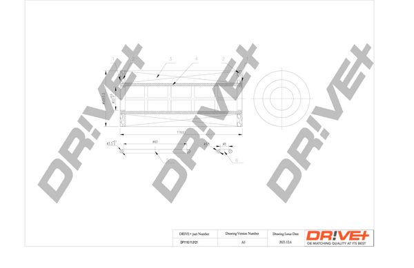 Оливний фільтр, Dr!Ve+ DP1110.11.0121