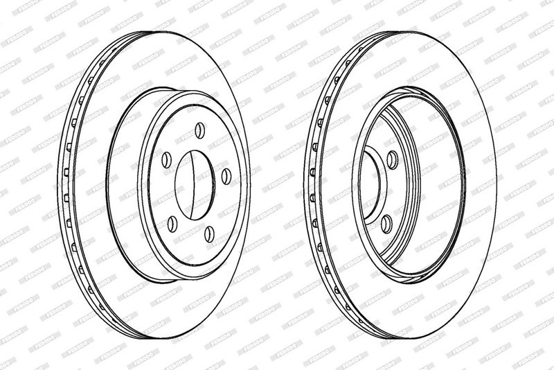 FERODO DDF1766C-1 Brake Disc
