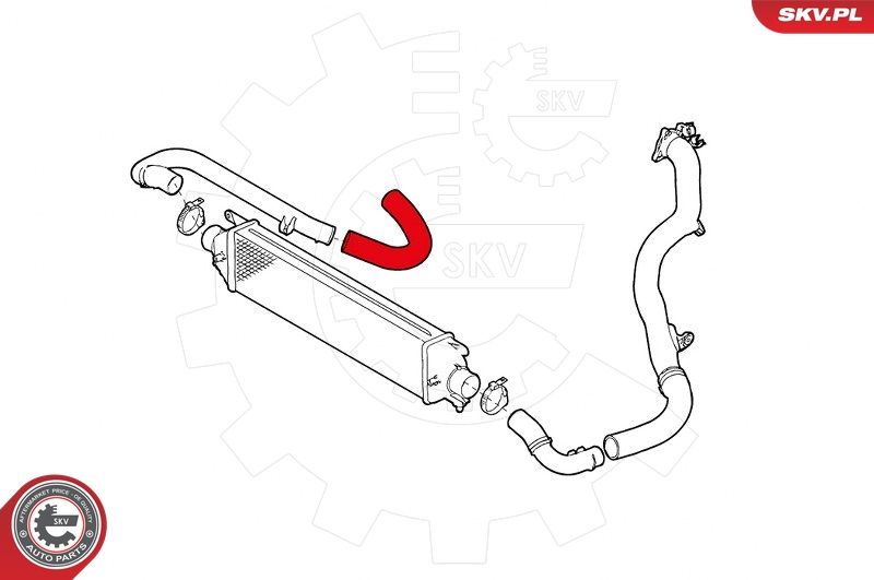 ESEN SKV 24SKV957 Charge Air Hose