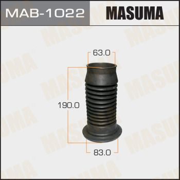 Комплект пилозахисних ковпаків, амортизатор, Masuma MAB1022