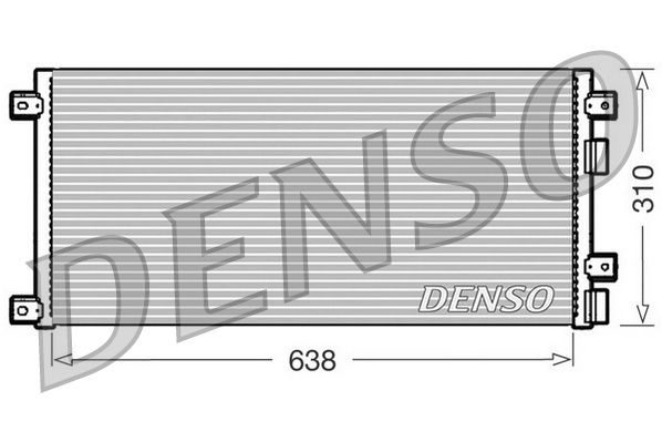 DENSO kondenzátor, klíma DCN12002