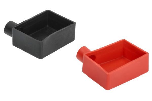 Kabelschoen/adapter (+/-, cover rood zwart)