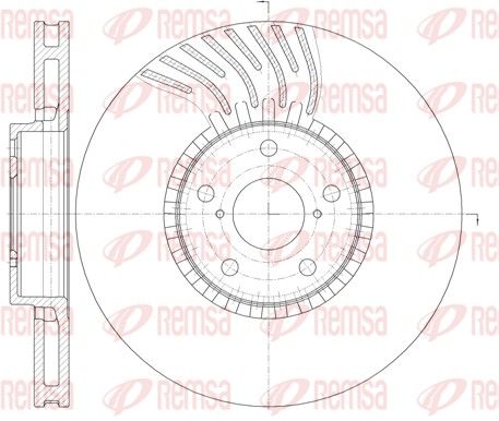 Гальмівний диск, Remsa 61179.10