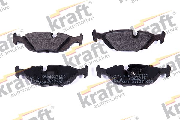 KRAFT Automotive 6007220 Комплект гальмівних накладок, дискове гальмо