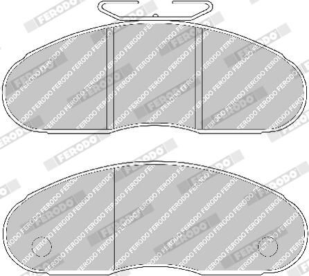 FERODO FVR791 Brake Pad Set, disc brake