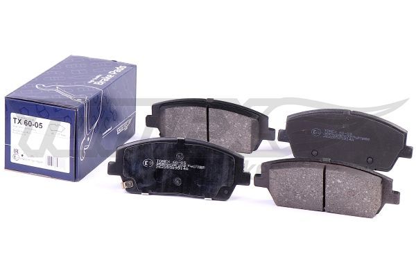 TOMEX Brakes TX 60-05 Комплект гальмівних накладок, дискове гальмо