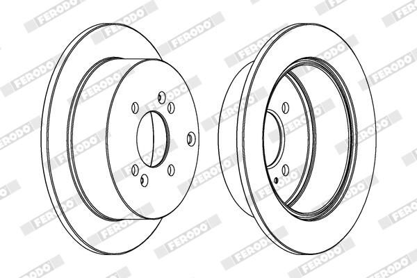 FERODO DDF1794C-1 Brake Disc
