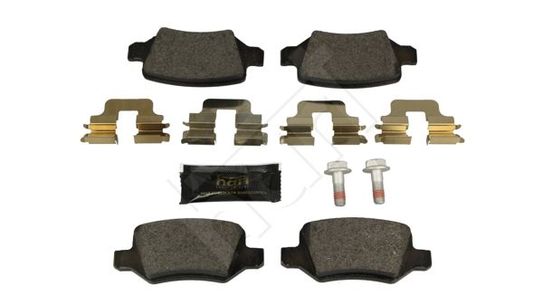 HART 248966 - Diskinių stabdžių kaladėlių komplektas