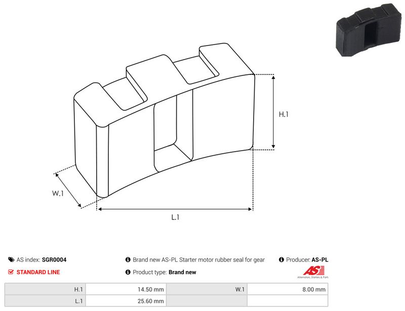 AS-PL SGR0004 Repair Kit, starter