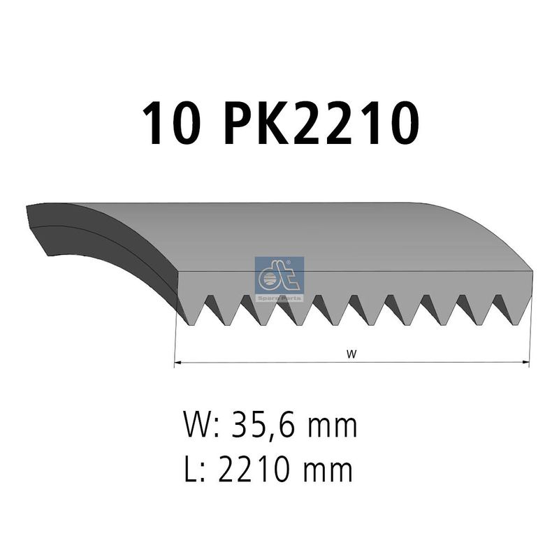 Curea transmisie cu caneluri 1.51508 DT Spare Parts