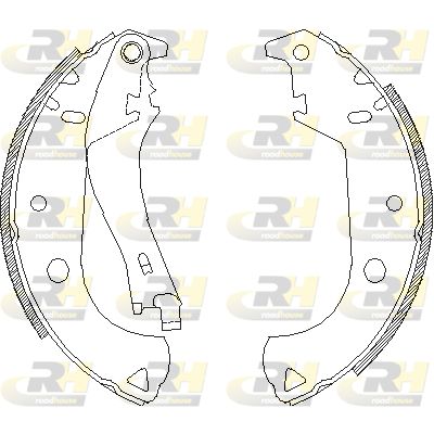Комплект гальмівних колодок, Roadhouse 4125.01