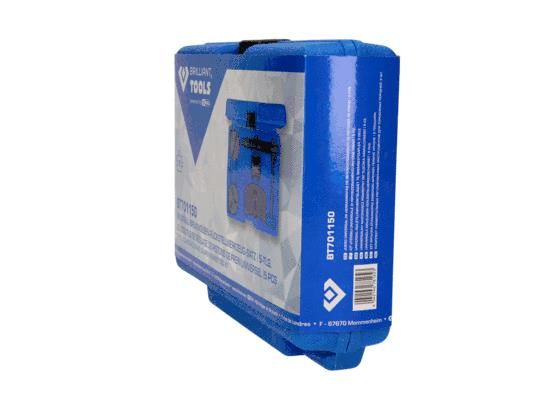 Pöörde-, tagasitõmbetööriistakomplekt, pidurisadulakolb, KS TOOLS BT701150