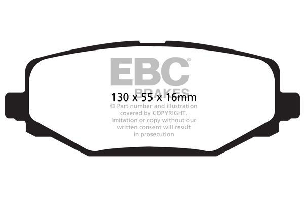 Автозапчастина EBC BRAKES DP41889R