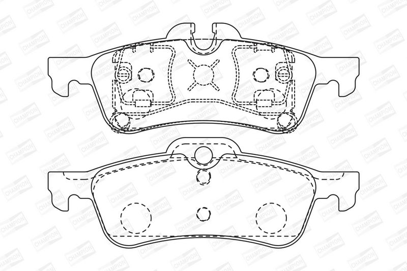 CHAMPION Plaquettes de frein à disque 573056CH