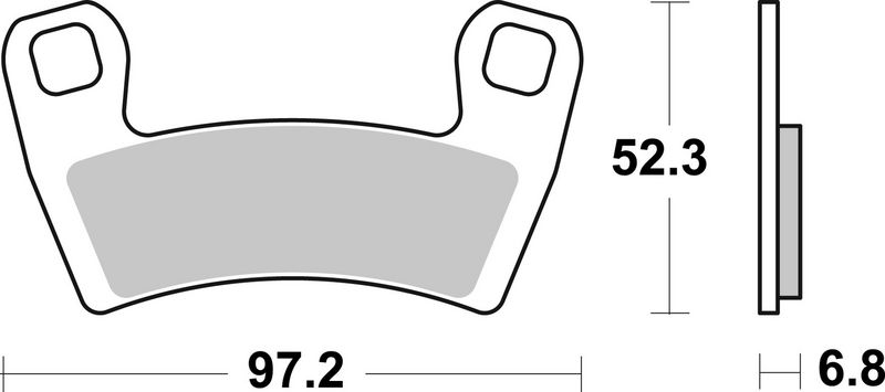 BREMBO Brake Pad Set, disc brake 07PO15SD