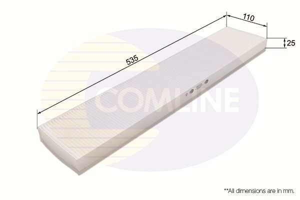 Фільтр, повітря у салоні, Comline EKF131