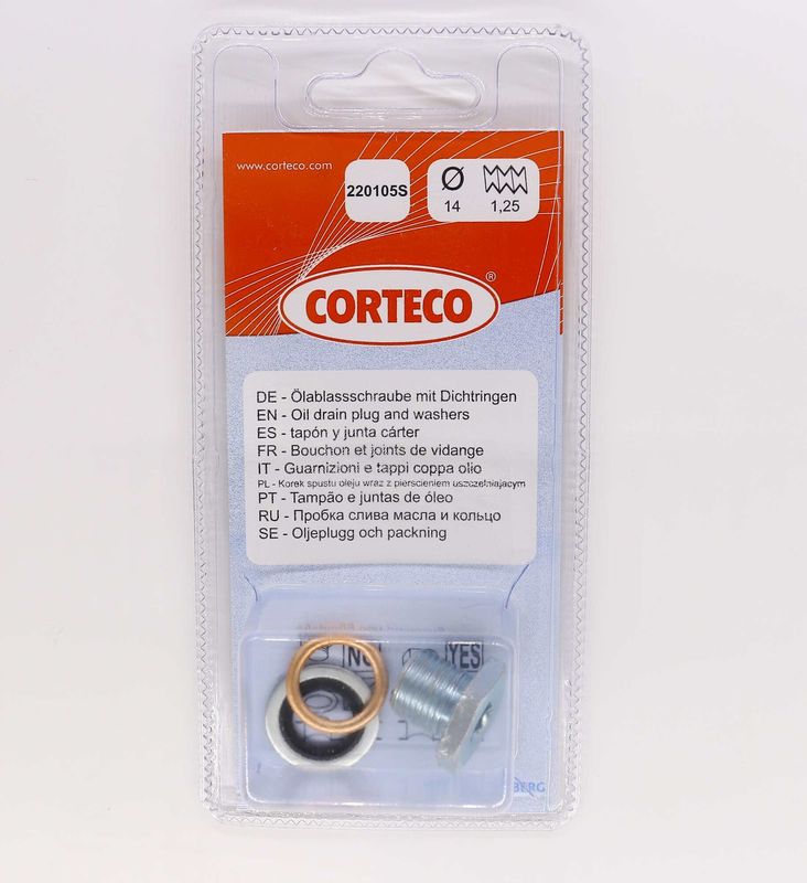 CORTECO 220105S Screw Plug, oil sump