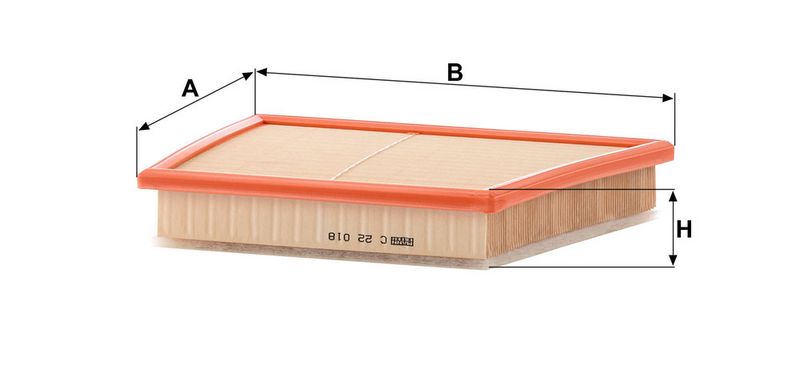 Õhufilter, MANN-FILTER C 22 018