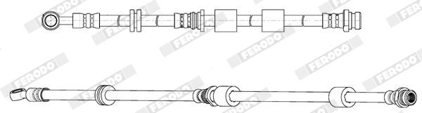 Гальмівний шланг, Ferodo FHY2748