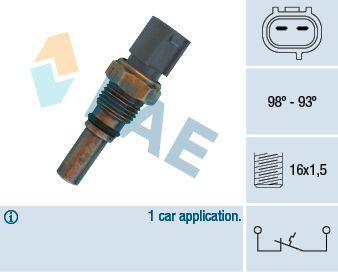 FAE hőkapcsoló, hűtőventilátor 36550