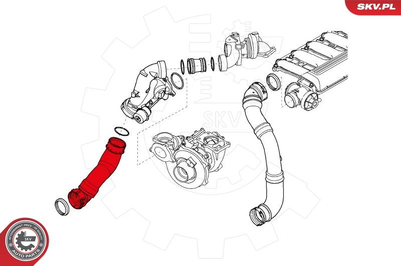 Шланг подачі наддувального повітря, Skv Germany 24SKV720