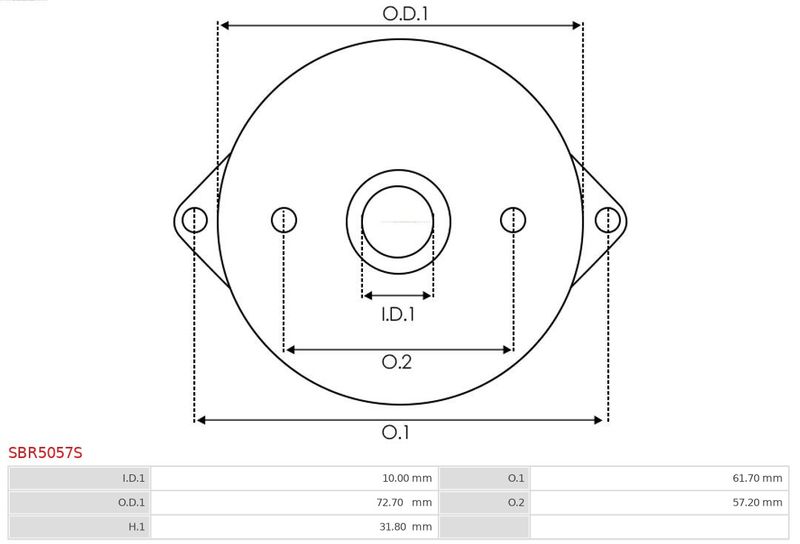 Кришка стартера, карбюратор, Auto Starter SBR5057S