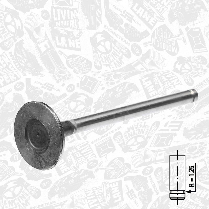 ET ENGINETEAM VE0088 Exhaust Valve