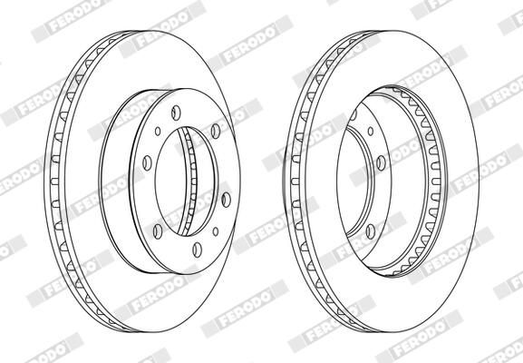 FERODO DDF1783C Brake Disc