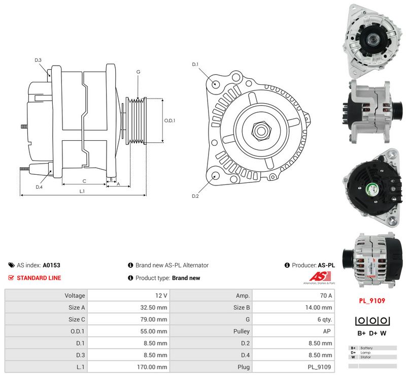 Generaator, AS-PL A0153