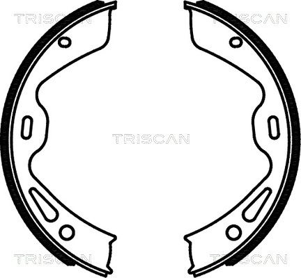 TRISCAN fékpofakészlet, rögzítőfék 8100 20004