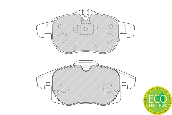 FERODO FDB4188 Brake Pad Set, disc brake