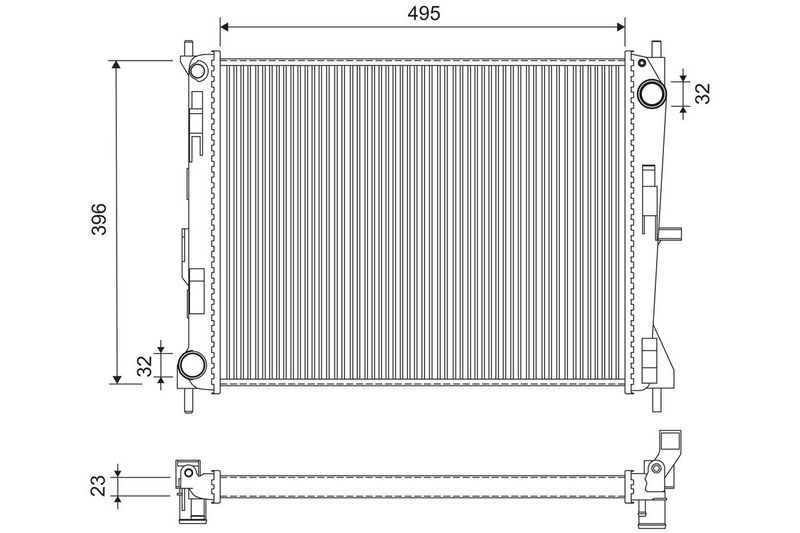 VALEO Radiateur 732903