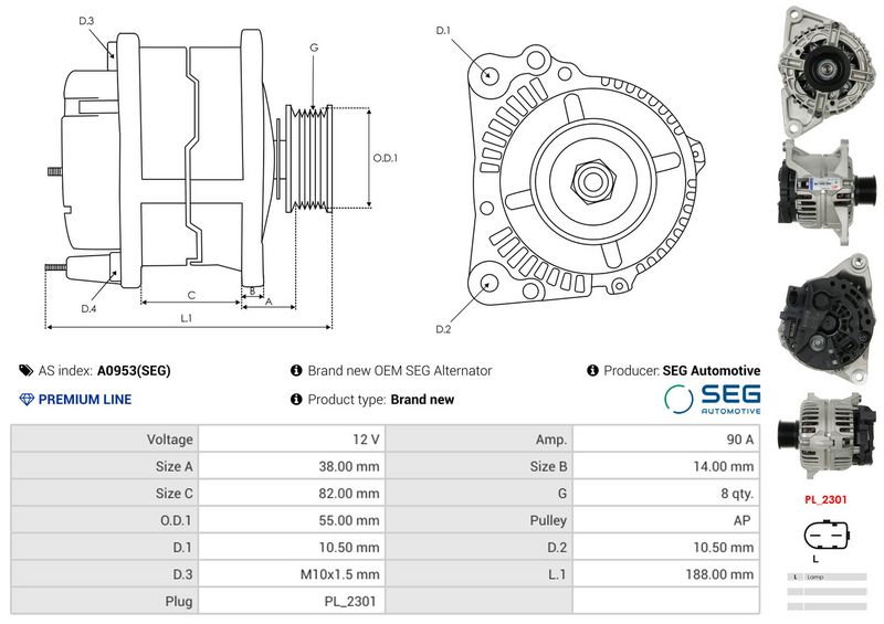 This part match OEM code: C8520046A