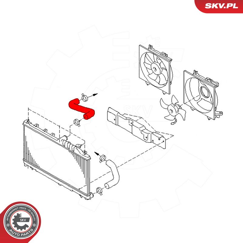 Jahutusvedeliku torustik, ESEN SKV 43SKV611