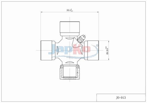 Liigend, kardaanvõll, JAPKO 66013