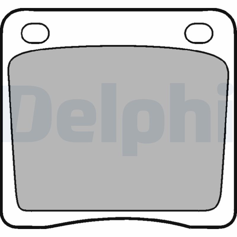 DELPHI fékbetétkészlet, tárcsafék LP65